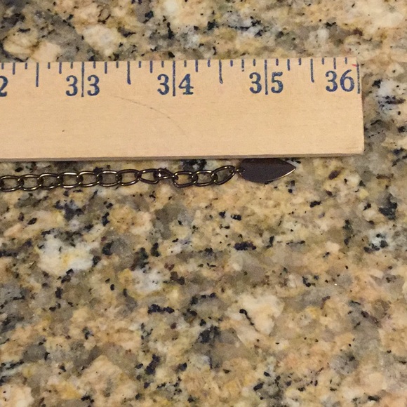 Coldwater Creek, Purple Necklace,Gold-Brown Chain - Picture 4 of 7